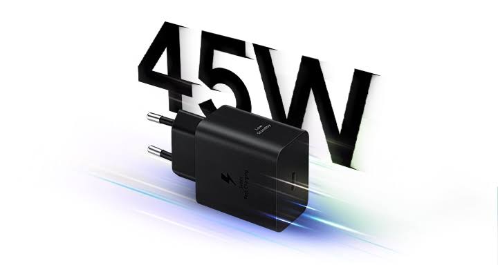 Samsung 45W Super Fast Charger | USB-C Power Delivery Adapter | Rapid Charging for Galaxy Phones, Tablets, and More Devices