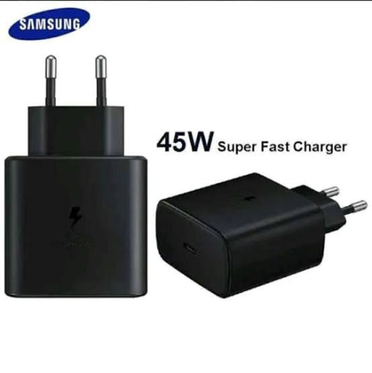 Samsung 45W Super Fast Charger | USB-C Power Delivery Adapter | Rapid Charging for Galaxy Phones, Tablets, and More Devices
