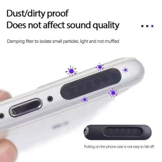 Mobile Phone dust proof adhesive net stickers mesh anti dust universal protector